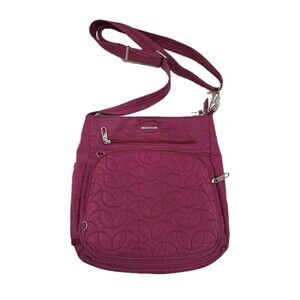 Travelon Exclusive Edition Crossbody Bag RFID Anti-Theft Quilted Purse Red